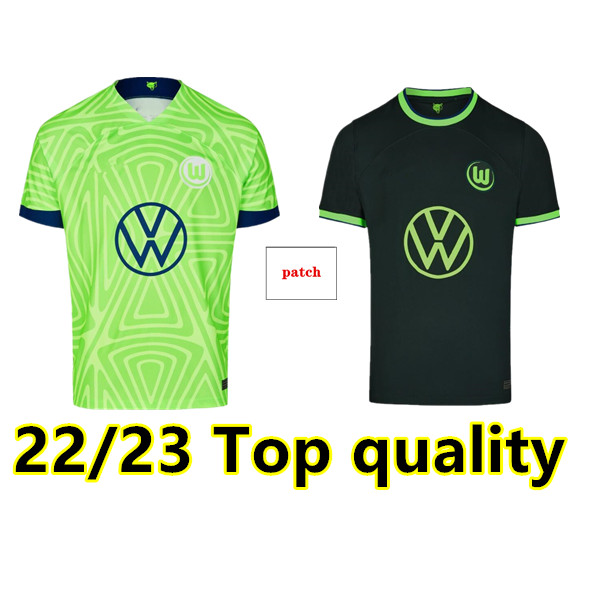 

22 23 VfL Wolfsburg soccer jersey Home GINCZEK STEFFEN shirts Away MBABU BROOKS ARNOLD WEGHORST 2022 2023 men kids football uniform, 22/23 home