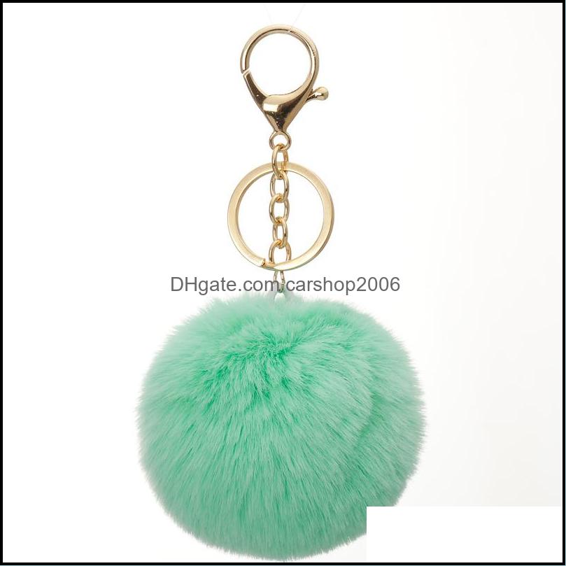 

Key Rings Imitation Rex Rabbit Fur Plush Keychain Bag Cartoon Pendant Cone Car Hair Ball Accessories Keychains 8X12.5Cm Dhseller2010 Dh9Gz