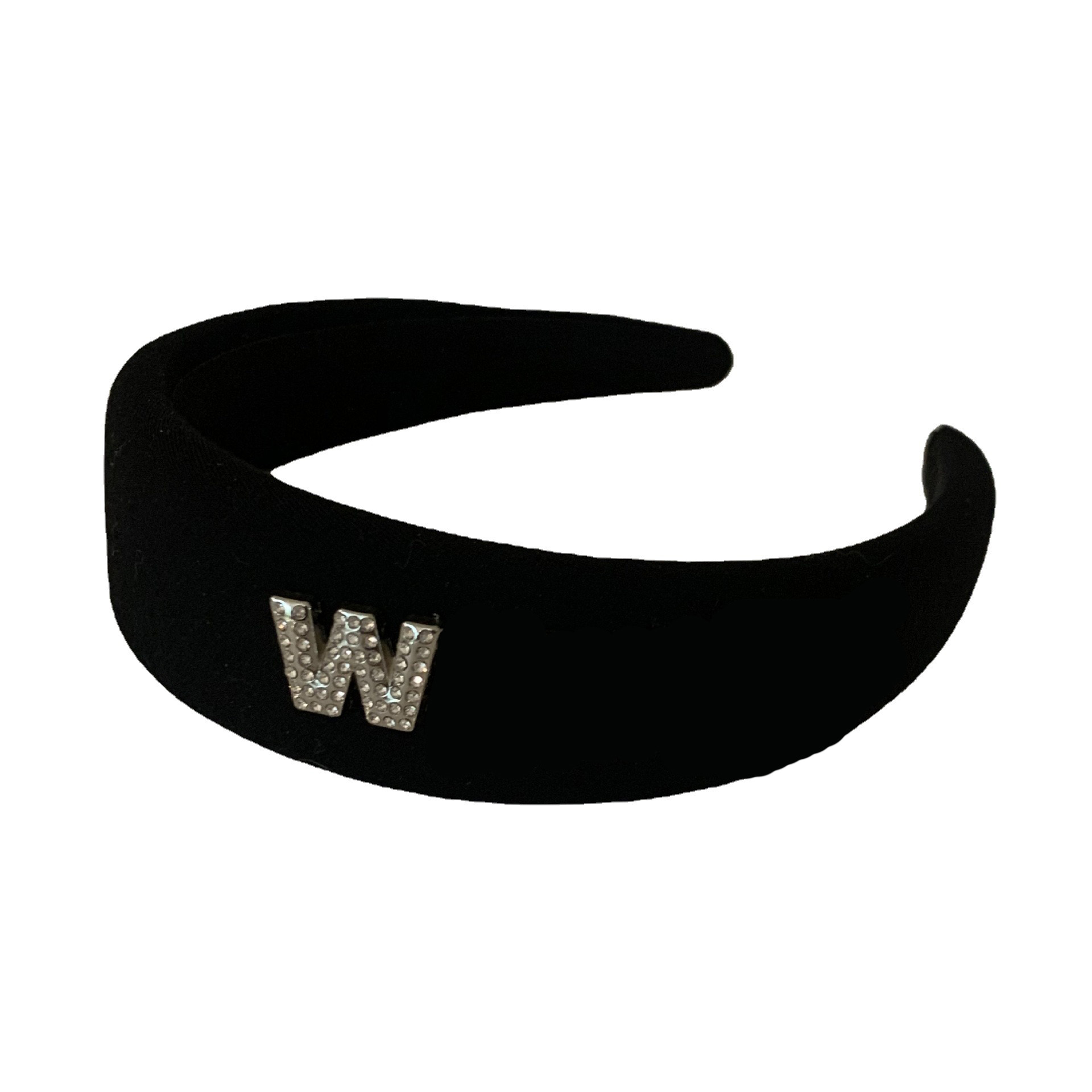 

Sparkle Letter Designer Headbands Women Diamond Alphabet Hairpins Velvet Headband Hair Accessories