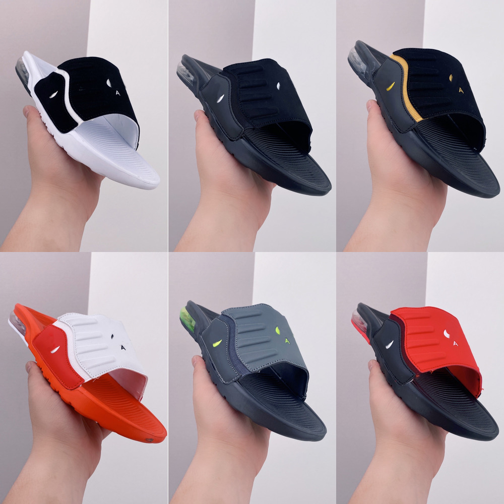 

Designers Maxs Camden Dark Volt Slide Cushion Slide Slippers Men Black Green University Red Yellow Rubber Women's Casual Luxurys Sandals Sports Beach Bath Slipper, Bq46264