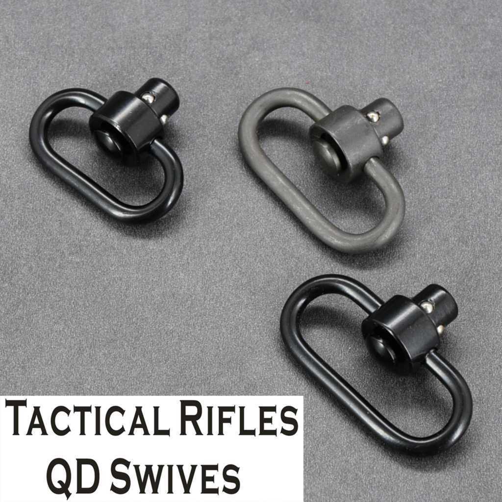 

Sparta All Steel Most Rifle Shotguns Tactical Quick Detachable QD Swivels, White