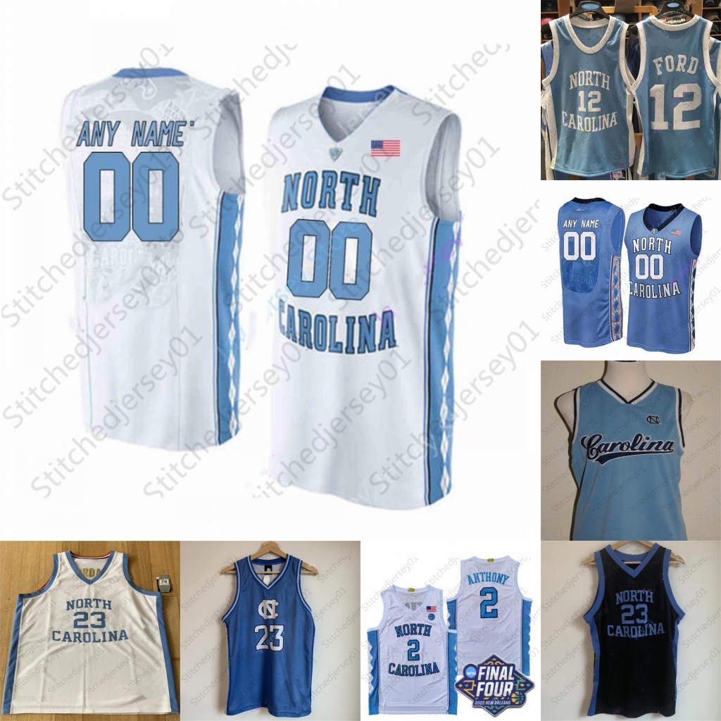 

North Carolina Basketball Jersey NCAA College Caleb Love Armando Bacot Puff Johnson Duwe Farris Rob Landry mens women yourh, White