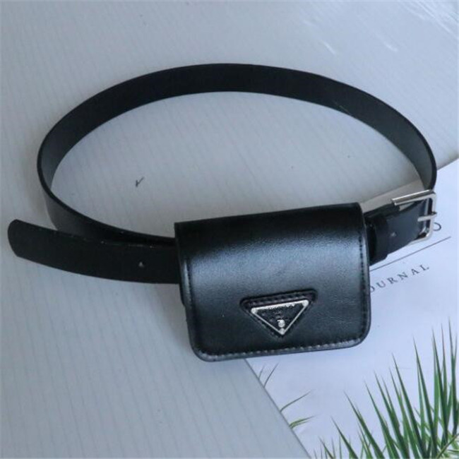 

Fashion Pu Leather Women Waist Bags Fanny Packs Famous Handbag Lady Belt Chest bag Crossbody bag 2 colors Top Quality, White