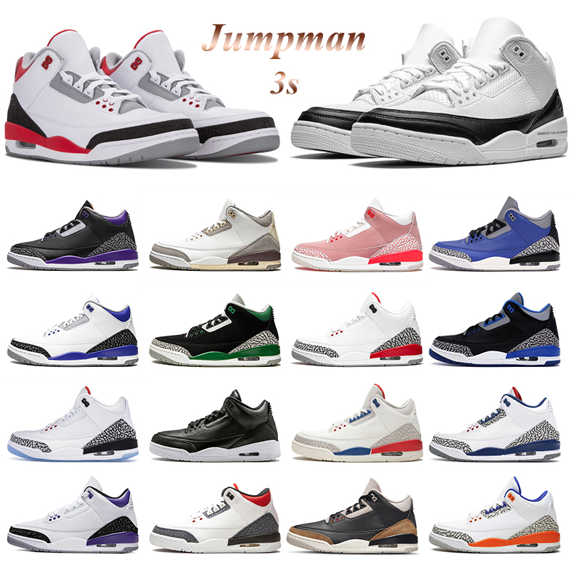 

Jumpman 3 3s basketball shoes men women Black Court Purple Cardinal Red Sport Blue Cyber Monday sneakers mens trainer, #24 36-47 3s jth