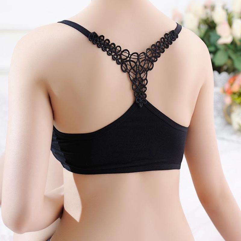 

Bustiers & Corsets Women's Bra Sexy Lingerie Lace Camisole Anti-removal Bottom Tube Top Breast Wrap Female Babydoll Lenceria UnderwearBustie, Black