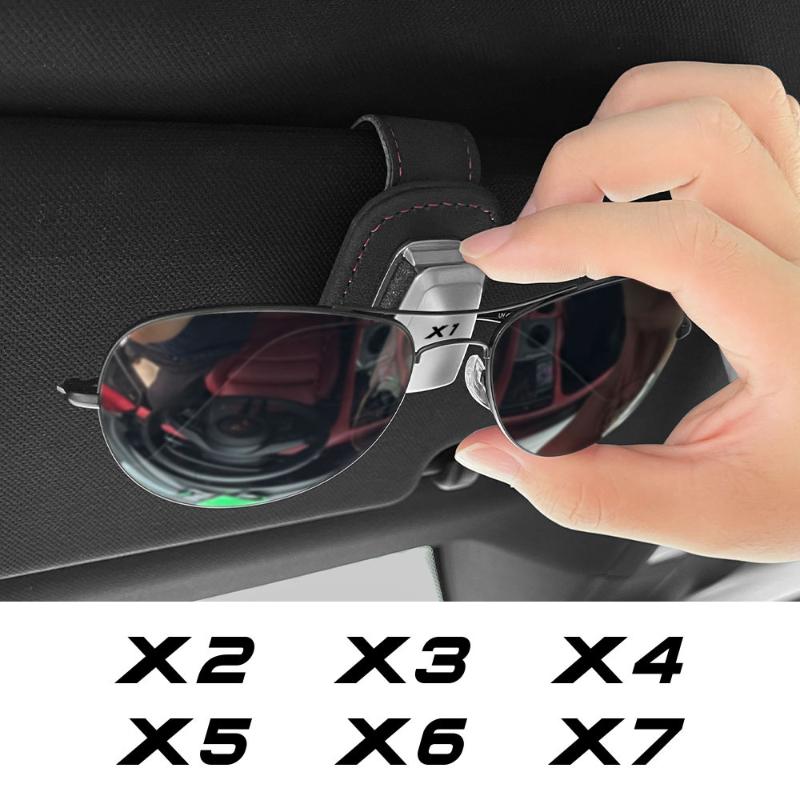 

Car Organizer For X3 F25 G01 X4 F26 G02 X5 E70 F15 G05 X6 E71 F16 G06 X1 E84 F48 X2 F39 X7 G07 Sunglasses Holder Clip Auto Accessories