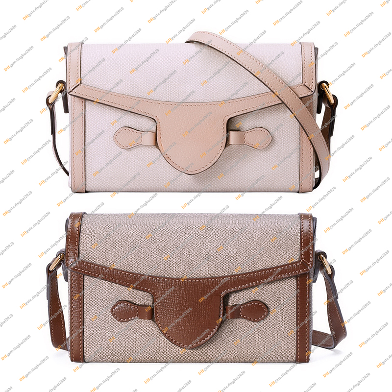 

Unisex Fashion Casual Designe Luxury 1955 Mini Crossbody Shoulder Bag TOTE Handbag Messenger Bags High Quality TOP 5A 699296 Purse Pouch, Brown & beige 1 / with dust bag