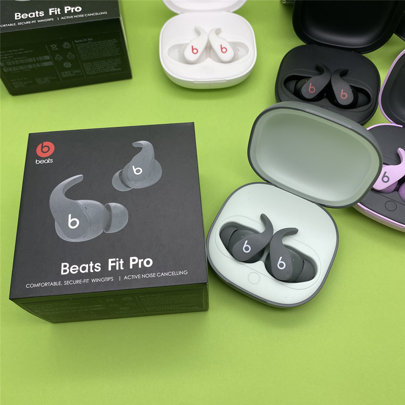 

Beats Fit Pro New True Wireless earphones Bluetooth headset Ear Wing In-Ear Sports Bass Music Wireless Earbuds, Grey