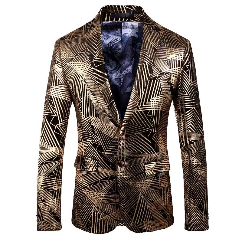 

Bronzing printing British small suit men 2022 Korean version of the slim handsome trend casual suit plus size jacket, Extra amount