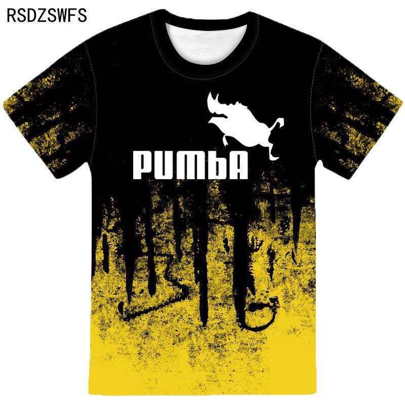

Men's T-Shirts 2022 Fashion T Shirt Mens Summer Tee Male Boy Skate Tshirt Tops Workout Shirts Short Sleeve Pumba Letter Print, White;black