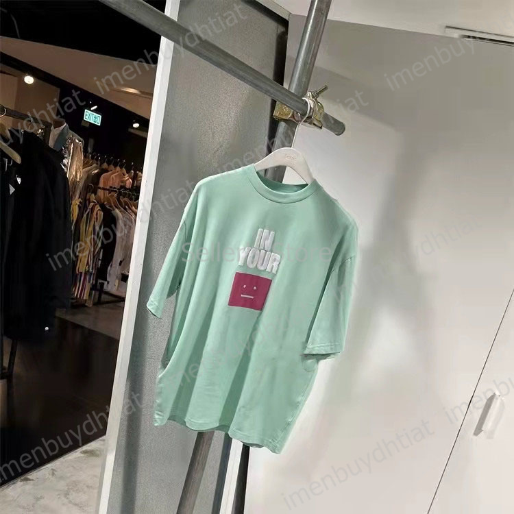 2022 Nordic Luxury Brand AC Studios Summer Summer Short Sleeve T-shirt tridimensionnel Imprimant le cou rond des hommes et les femmes