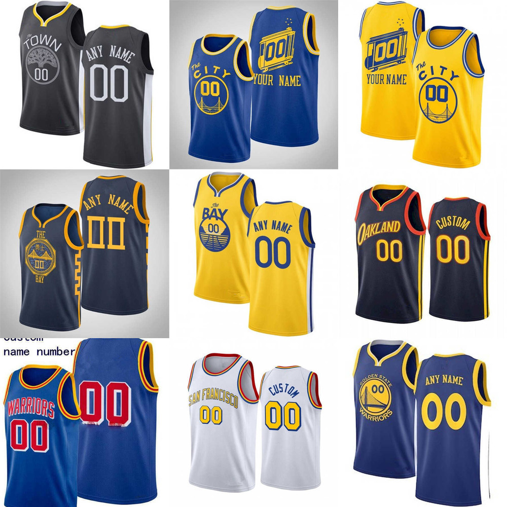 75th Custom Jersey Golden''state''warriors''men Women Youth 3 Poole 32 Otto Porter 95 Tjuan Oscano 33 James Wiseman Basketball Jerseys