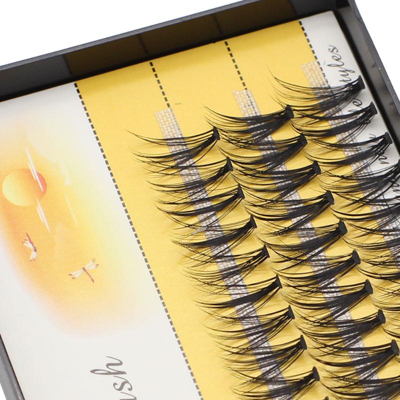 

False Eyelashes Supper 10D/20D/30D Lashes Cluster Eyelash Extension Natural Black 3D Volume Effect Faux Bunche Individual Makeup CiliasFalse