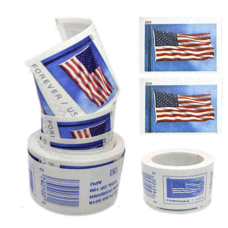 Forever USA New Sealed first class Roll Coil Corsage love FWF10393 Wild Orchids USPS postage mailing laber for Christmas-image-776298065