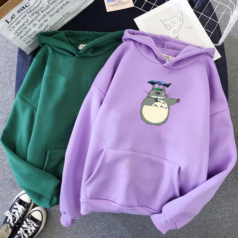 

Cartoon Image Print Women's Sweatshirt Korean Style Warm Streetwear Harajuku Hoodies Women Kawaii Cute Feminine Itself Funny & Sweatshirts, Black