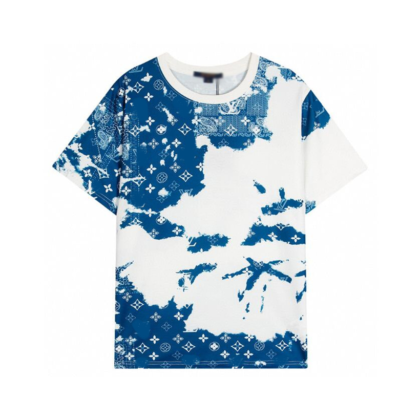 

Fashion T Shirts Mens Women Designers T-shirts Tees Apparel Tops Man Summer Tee Shirt With Big Letters in Neck Luxurys Clothing Street Shorts Sleeved Shirts#909, White
