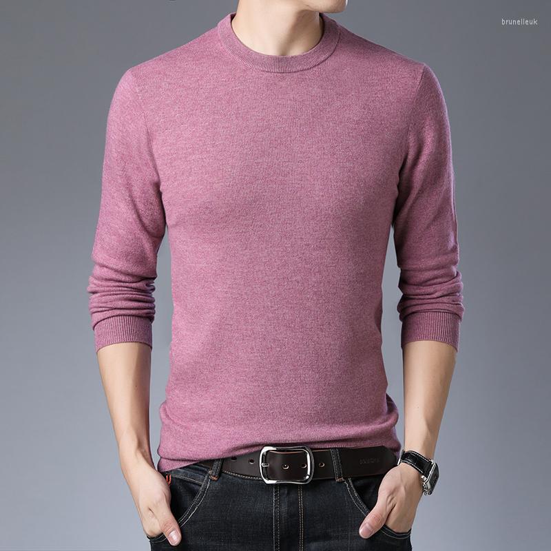 

Men' Sweaters Man Knit Shirts Casual Thin Wool Sweater Male O-Neck Slim Fit Jumper Long Sleeve Solid Color T ShirtMen, Black