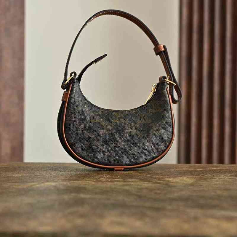 

Factory Online Export Designer Trendy Bags Same Mini Triumphal Arch Handbag Leather Fashion Shoulder Ava Armpit, Laohua large 23x14x7