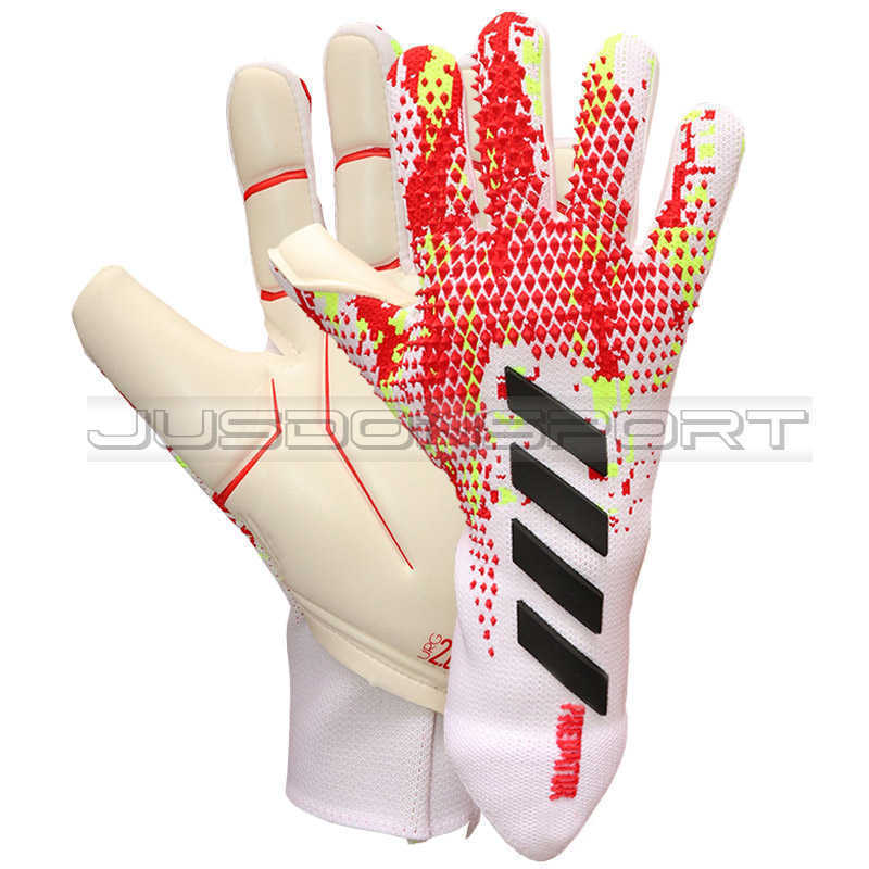 

soccer New man football goalkeeper gym gloves without fingersave Professional, Red--without fingersave