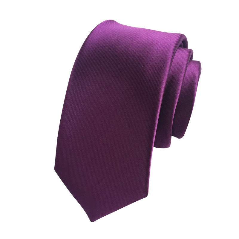 Silk Slim Men Ties Fashion 6cm Skinny Stripe Dot Floral Neck tie for men Woven Formal wear business wedding party 36-image-763142207