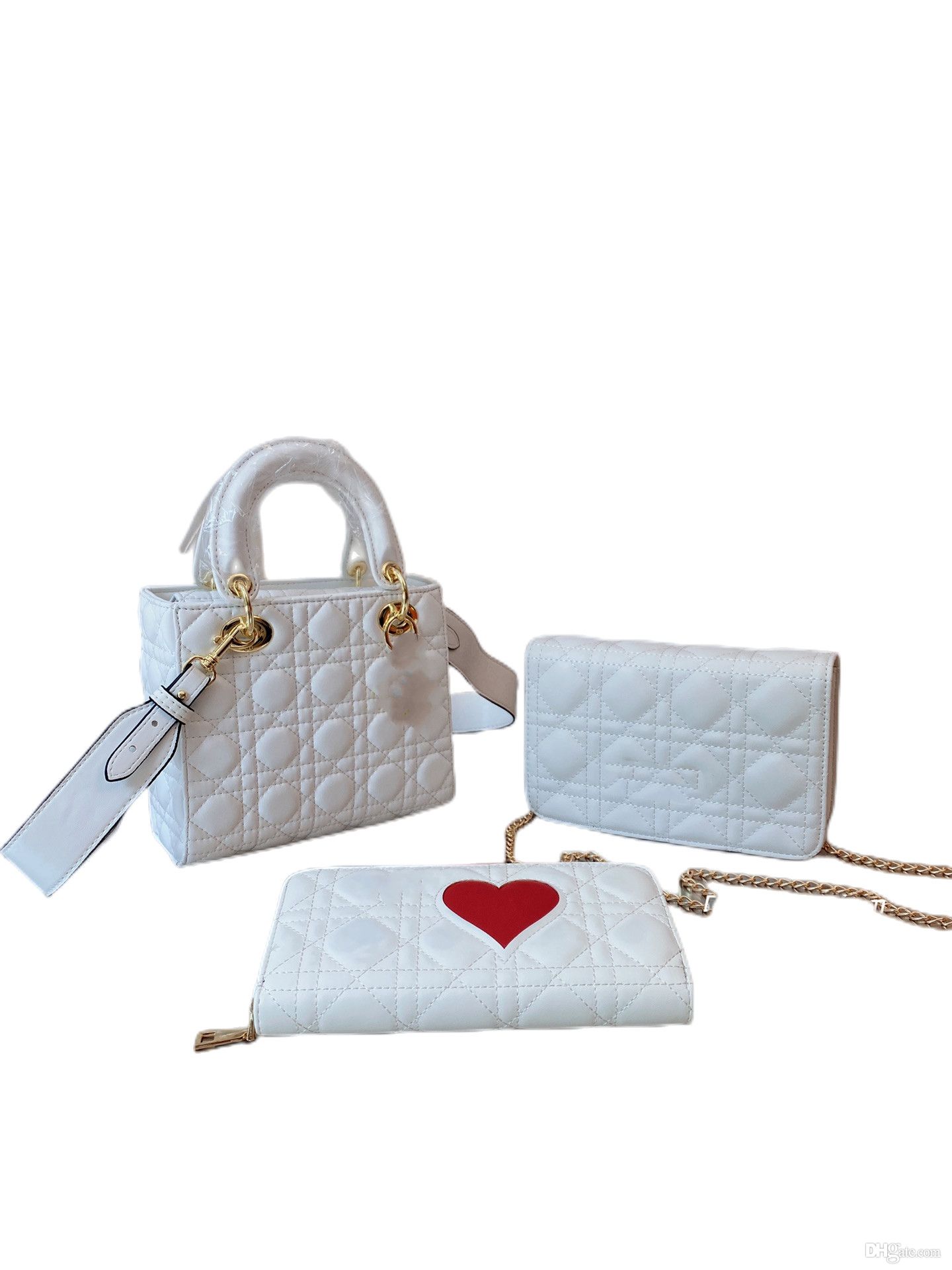 

Classic style women three piece set combination bag Totes Fashion bag Shopping Satchels crossbody messenger bags pu leather woman wallet purse handbag mini satchel, Customize
