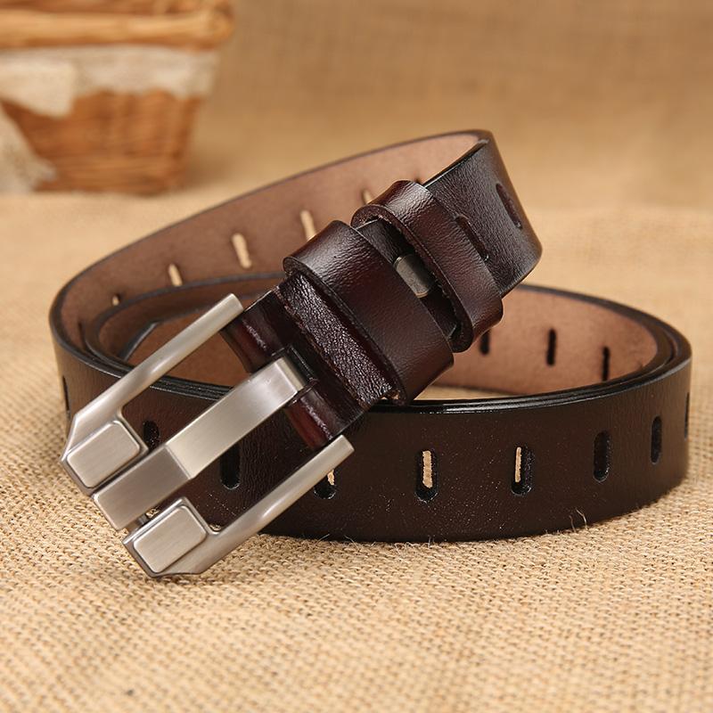 

Belts [DWTS]high Quality Women Fashion Belt Female Genuine Leather For Designer Ceinture, Black