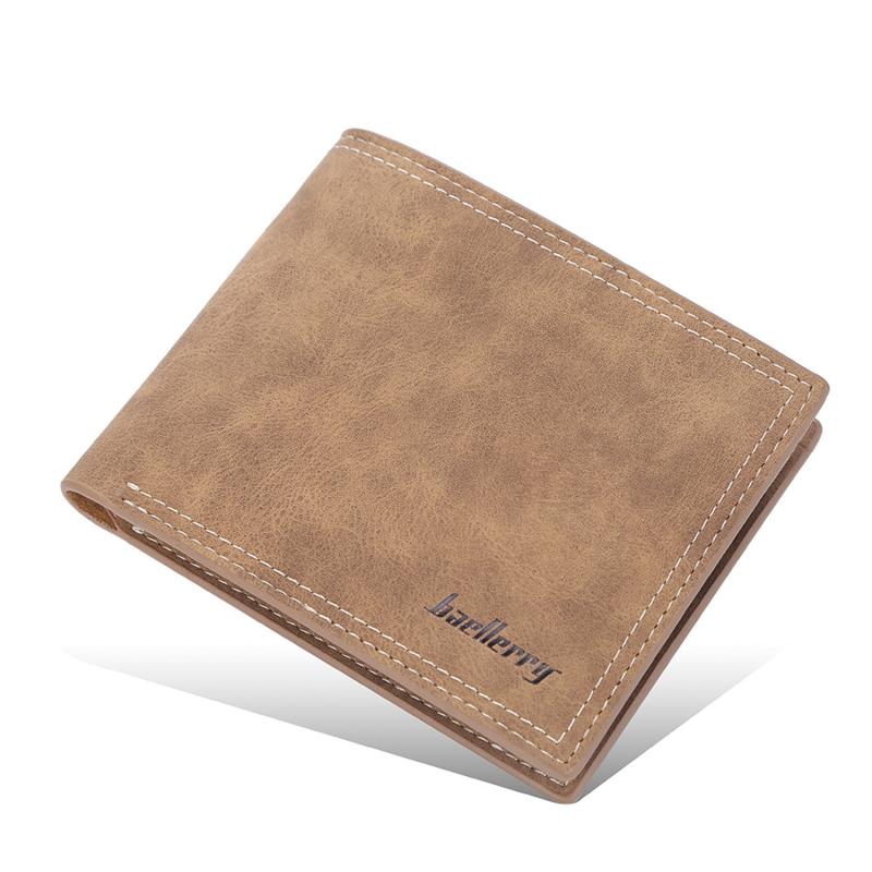 

Wallets High Quality Wallet Men Vintage Style Leather Purse Male Holder Soft Coin PocketWallets, S grey