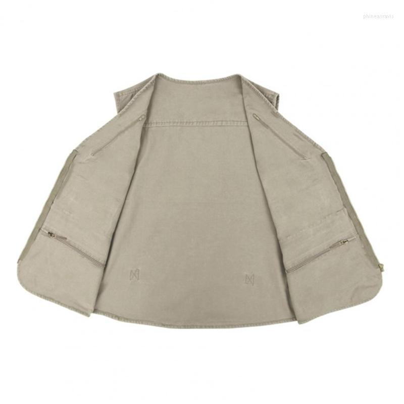 

Men's Vests Multifunctional Trendy Sweat Absorption Outdoor Waistcoat Sleeveless Vest Fastener Tape Travel WaistcoatMen's Phin22, Blue