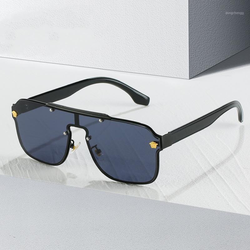 

Sunglasses Fashion Big Frame Oversize Polygon Metal Men/Women Square Design Sun Glasses Vintage High Quality