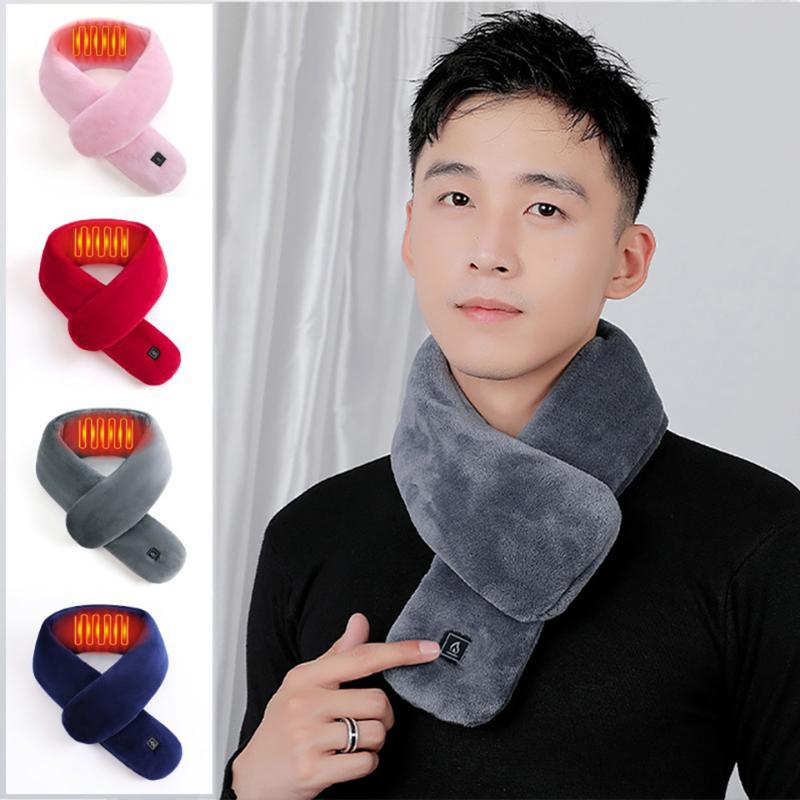 

Bandanas Winter Self-Heating Scarf Neck Outdoor Heating Soft Comfortable Windproof Warm Bandana Unisex USB Safe Smart