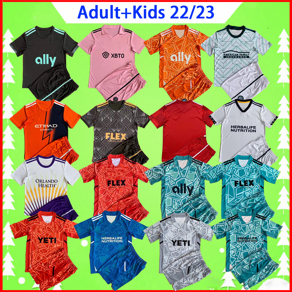 

Adult + Kids Kit 2022 2023 MLS INTER MIAMI soccer jersey boys sets Los Angeles FC Galaxy LA 22 23 Atlanta United Columbus football shirt Portland new York goalkeeper, 22/23 new