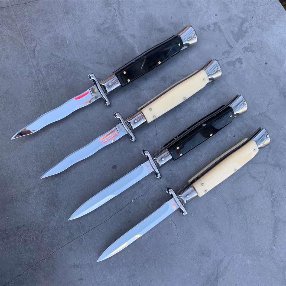 

Mafia Automatic Knife snake blade 4 style handle steel head gauntlet tactical knife outdoor survival tool EDC self-defense knives247s