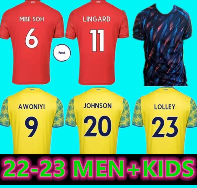 

22 23 Nottingham Soccer Jerseys JOHNSON 2022 2023 Forest home AWONIYI COLBACK MIGHTEN WORRALL YATES LOLLEY TAYLOR Football Shirt SURRIDGE Mens Jersey Kids Kit, Home kids