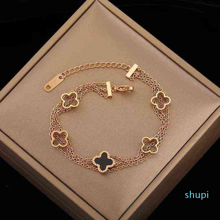 

Fashion Simple Ladies Chain Bracelet Personality Atmosphere Light Luxury Non-Fading Essence 2022