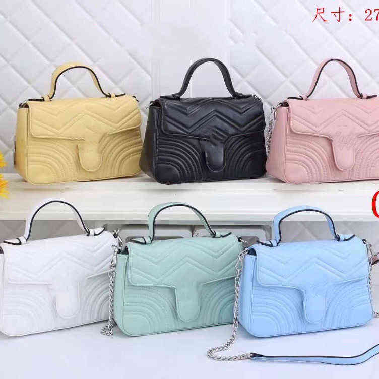

trade sources Europe and the United States new macarone color portable Shoulder Bag Messenger Purses, White