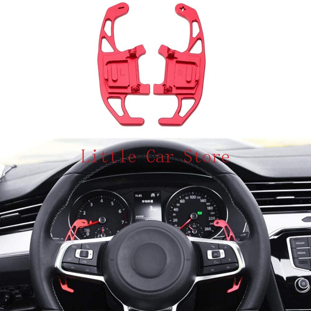 

2pcs Aluminum Alloy Steering Wheel Shift Paddle Shifter Extension For Volkswagen Golf MK7 GTI R R-line Scirocco 2014-2019
