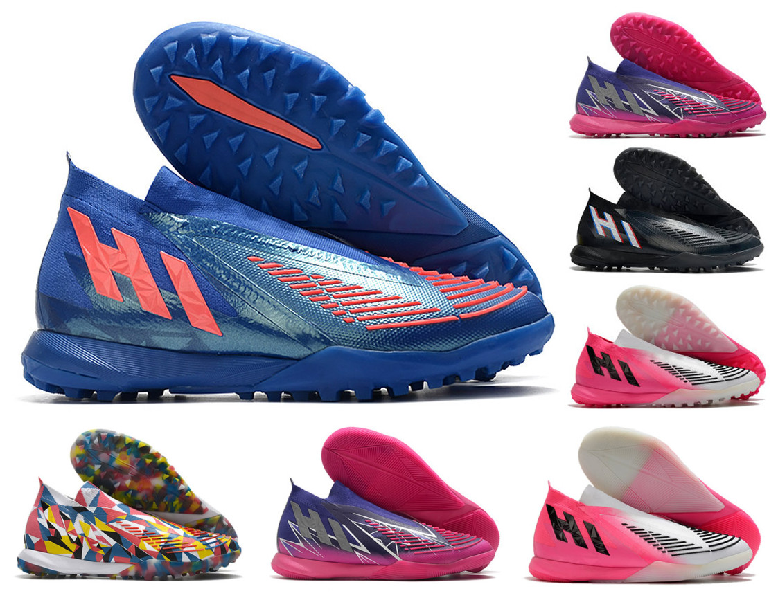 

2022 PREDATOR EDGE.1 22.1 TF IC Mens Boys Soccer Football Shoes EDGE1 EDGE+x 22+x High Ankle Cleats Boots Size US6.5-11, 5 tf