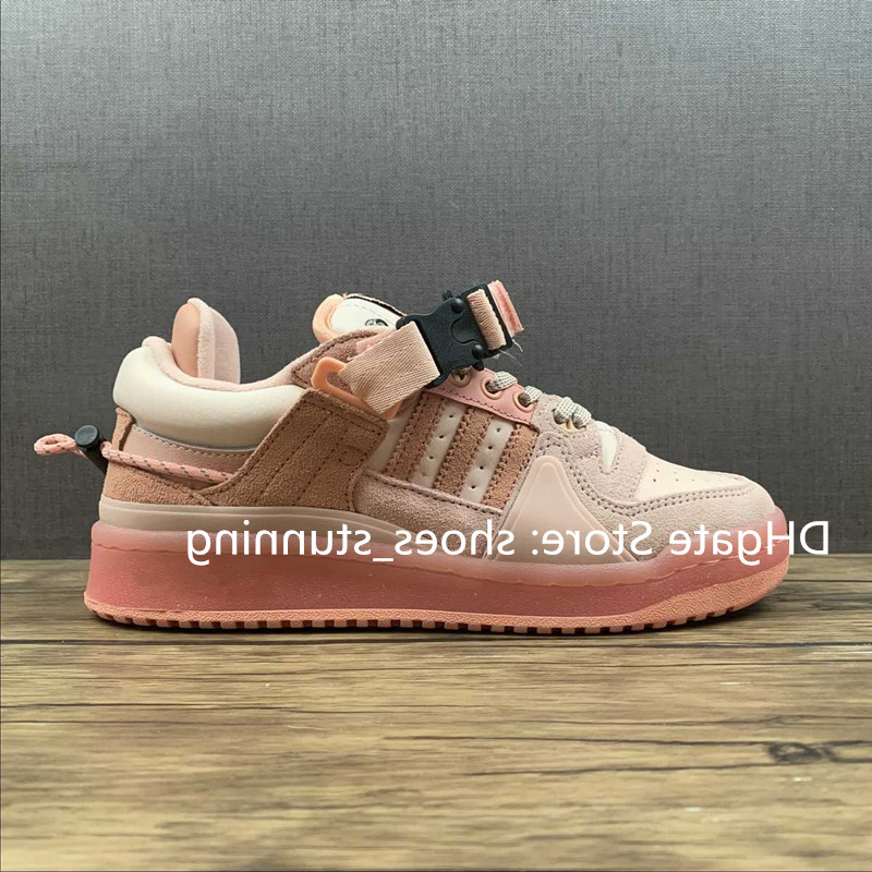 

Shoes Bad Bunny Forum Buckle Low Pink Easter Egg Couple Casual Sports Sportswear Skateboard Sneaker Light Pink Come, Box