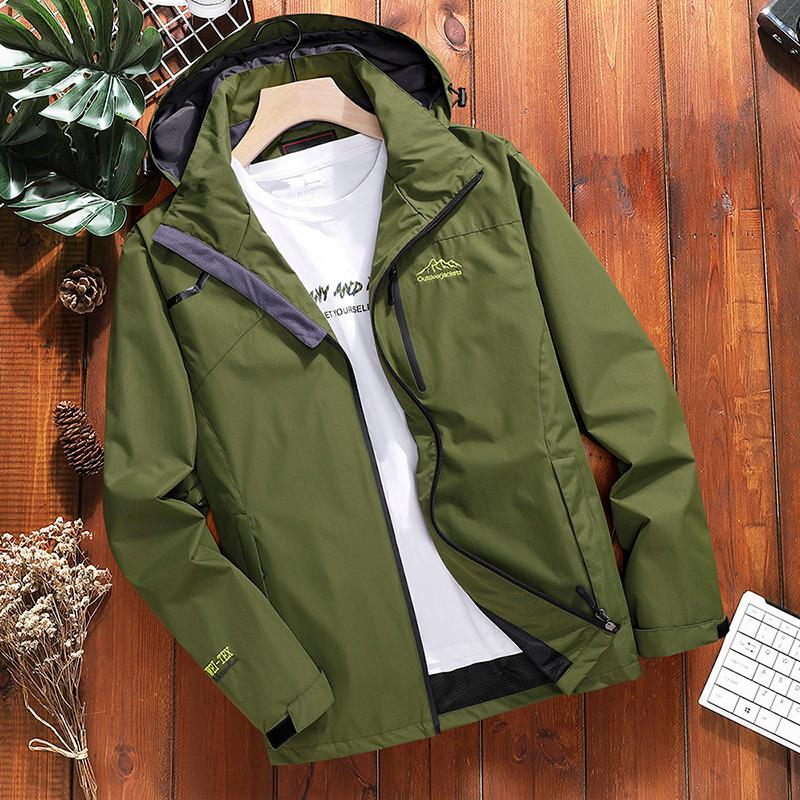 

Men's Jackets Man Tactical Hunt Size Fall Hooded Men's Coat Clothes Outwear 7XL Spring 8XL Waterproof Softshell Windbreaker Military MMe, Black