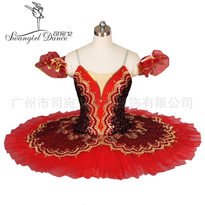 

black/red Sleeping Beauty Classical ballet tutu professional adult ballet tutu girlsBT8941, Black green