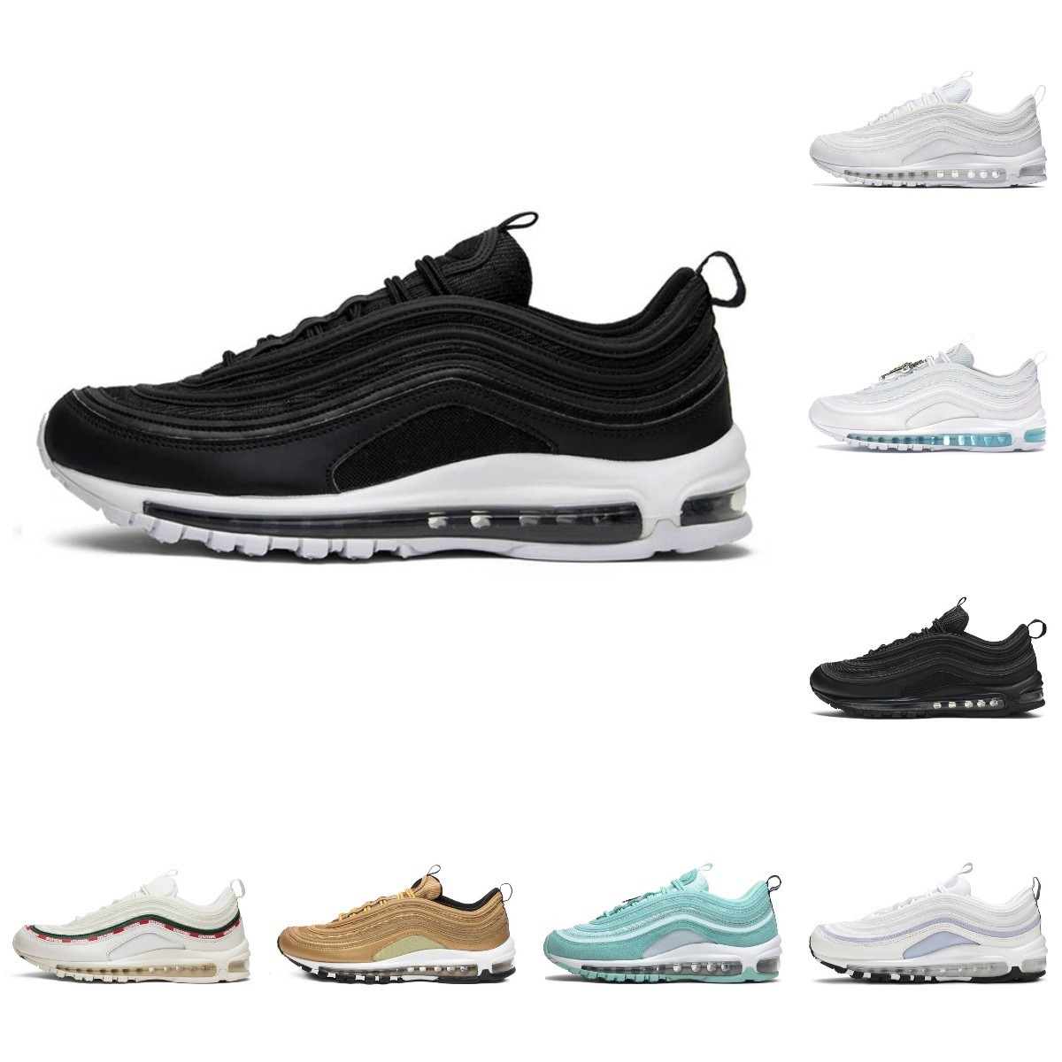 

2022 Classic 97 Sean Wotherspoon 97s Mens Casual Running Shoes Vapores Triple White Black Golf NRG Lucky And Good MSCHF X INRI Jesus Celestial Men Trainer Sneakers, Please contact us