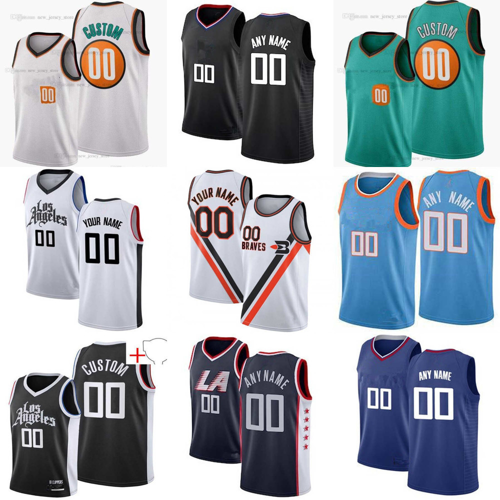 

Basketball Jerseys 75th Custom Men Women Youth La''Angeles''Clippers''Kawhi 2 Leonard''24 Norman Powell Paul 13 George Reggie 1 Jackson, Color