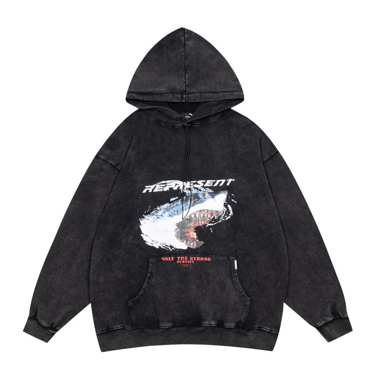 

Washed Black Sweatshirt Vintage Hoodie Men Women 11 High Quality Printed Hooded Oversize Sweatshirts Autumn Winter Pullovers YM