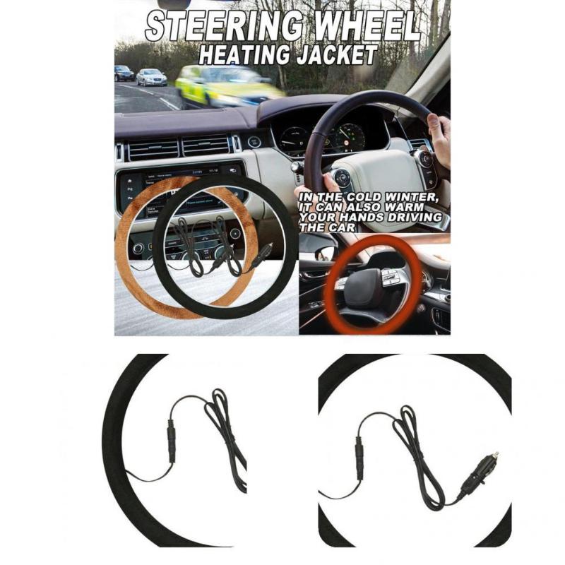 

Steering Wheel Covers Cover Washable Car Protective Environmental Friendly Great Heated Cushion