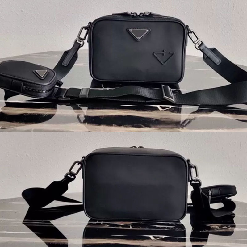 

Top quality mini bag messenger shoulder bags small wallet designer bag nylon leather handbag men women coin purse, Size: 19cm