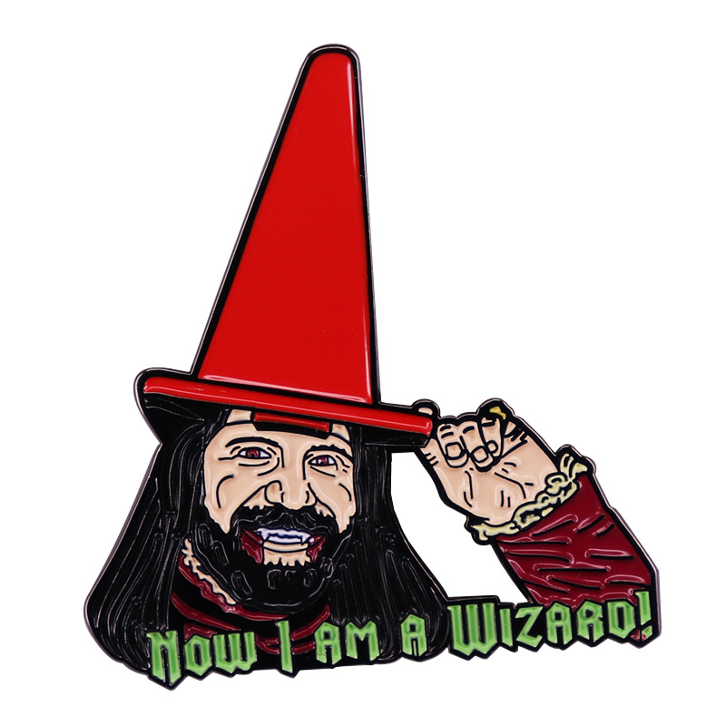 

How I Am Wizrrd Enamel Pins Badge Funny Movie Brooch Backpack Decor Jewelry Gifts, As picture