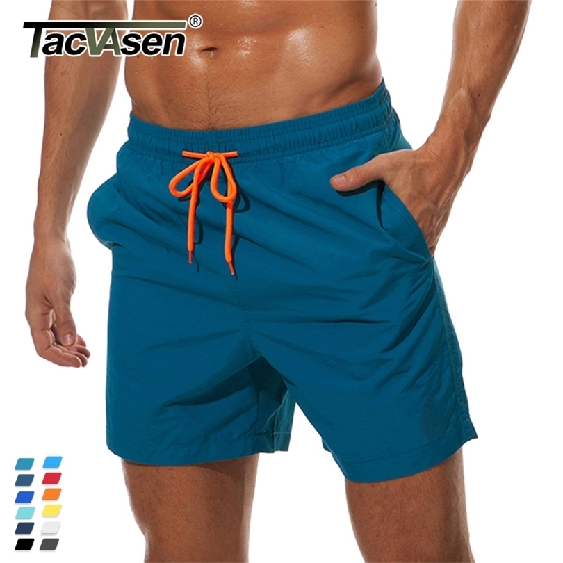 

TACVASEN Summer Beach Board Swim Shorts Mens Casual Surfing Swimming Trunks Outdoor Jogger Sweatshorts Elastic Waist Gym Shorts 220520, White