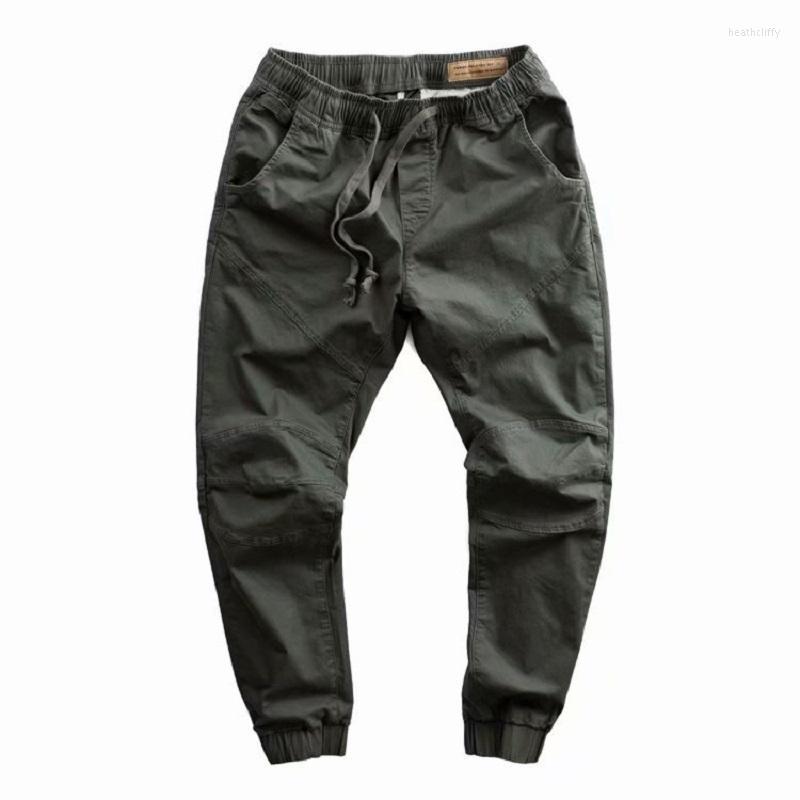 

Men's Pants Men's Slim Fit Elastic Waist Stretch Cargo Spring And Autumn Versatile Casual Sports Harajuku Fashion Joggers MenMen's Heat2, Army green