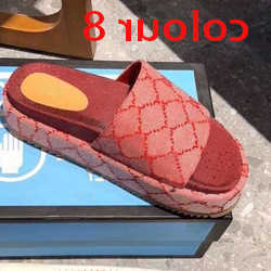 

beach slippers fashion thick bottom designer women shoes cartoon alphabet lady platform leather heels letter slides sexy high heel sandals gold high (3 ivory, Colour 19