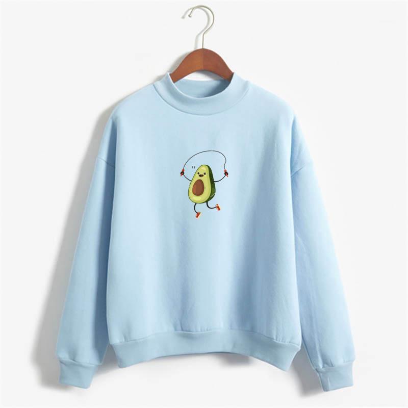 

Women' Hoodies & Sweatshirts Harajuku Style Autumn Kawaii Print Winter Women Pastel Colors Sweatshirt Turtleneck Fleece Moletom Pullover Dr, Sweatshirt22